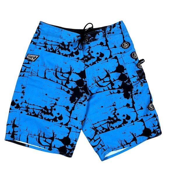 Volcom Other - Volcom Blue Swim Trunks Made in the USA Size 32